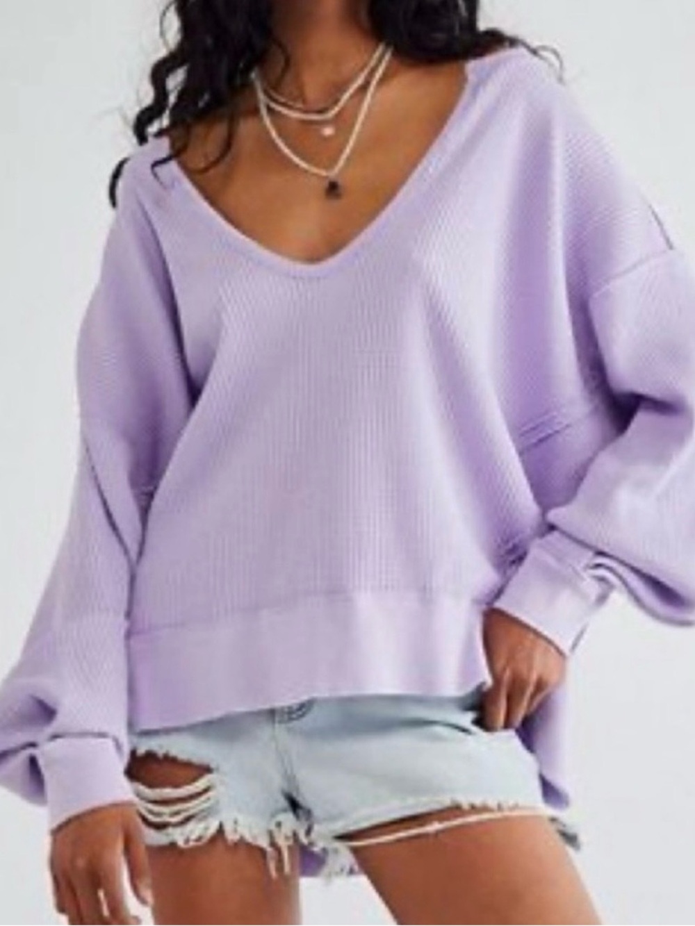 Free People buttercup thermal medium